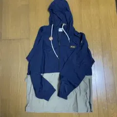 LOGOS マウンテンパーカー ネイビー/ベージュ