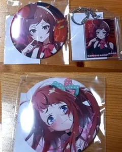 ゾンビランドサガ　くじ引き堂 アクリルキーホルダー全種　缶バッチ2個付き ゾンビランドサガ くじ引き堂 アクリルブロック 缶バッチ ゆうぎり