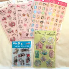 《６枚セット》シール各種　プリンセス　おしゃれキャット　ピングー　ピーターパン