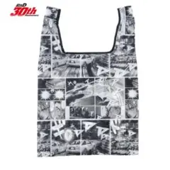頭文字D 30th エコバッグ 総柄 グレー