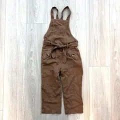 新品　ZARA キッズ★サロペット　パンツ100cm ブラウン　98cmのサムネイル