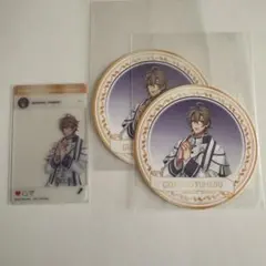 ヒプノシスマイク 夢野幻太郎 クリアカード コースター　ヒプマイカフェ9th