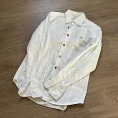 メンズ　UNITED ARROWS ホワイトシャツ カラーボタン