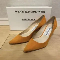 NEBULONIE オレンジパンプス ヒール6.5 サイズ37のサムネイル