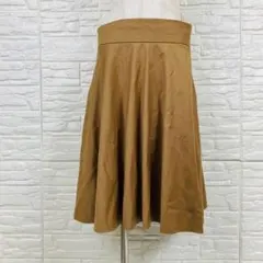 BLUE LABEL フレア スカート キャメル 40 通勤 お出かけ オフィス