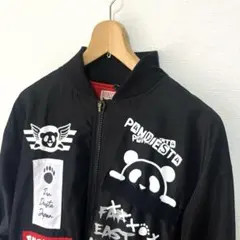 PANDIESTA JAPAN フライトジャケット 刺繍　Lサイズ　ブラックのサムネイル