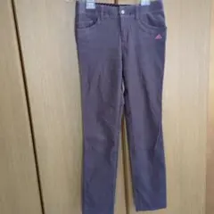 adidas レディースゴルフパンツ ブラウン