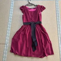 バーガンディ ラップドレス 13AR