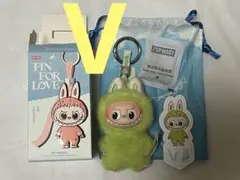 【正規品】ラブブ LABUBU PIN FOR LOVE イニシャル V