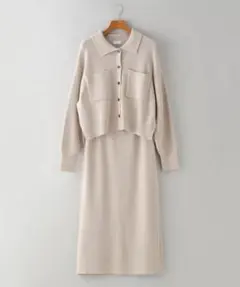 エリツキニットカーディガン＊スカートセットアップ