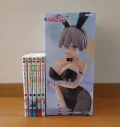 FuRyu BiCute バニーガール フィギュア+宇崎ちゃんは遊びたい！5冊
