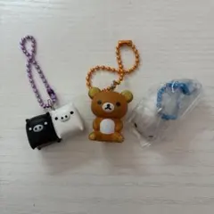 サンエックスユニバースチャーム まめゴマ モノクロブー リラックマ