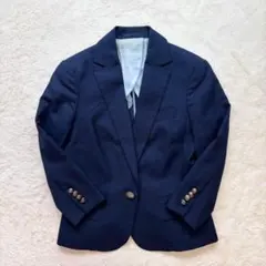 ☆【スーツセレクト】9 紺 ジャケット 七分袖 仕事着 オフィス 春夏秋