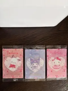【サンリオ】ポチャッコ・クロミ・ハローキティ カードセット