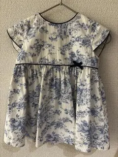 タルティーヌエショコラ 花柄ワンピース　80-90cm ブルマ付