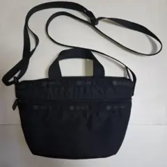 LESPORTSAC ブラック ショルダーバッグ　ミニ　レスポートサック