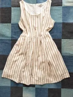 dazzlinストライプ のチュニックミニ ワンピース