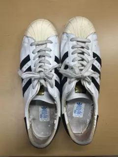 s*様 adidas Superstar80's ホワイト　金ベロ　27.5