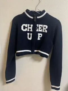 CRANK CHEER UP クロップドセーター