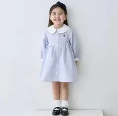 POLO×petit mainストライプ柄 ワンピース 130