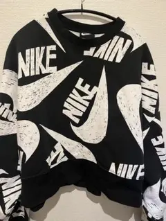 NIKE ロゴプリント クルーネック スウェット L