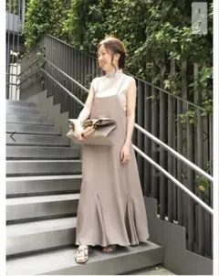 NOBLE ダブルストラップキャミワンピースのサムネイル