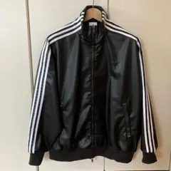 【新品2XL】アディダス adidas フェイクレザージャケット ブラックのサムネイル