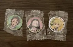鬼滅の刃　くら寿司コラボ缶バッジ3種