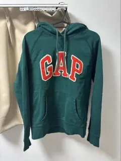 GAP グリーン フード付きパーカー オールドギャップ Y2K ヴィンテージ
