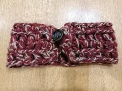 ハンドメイド ニット ネックウォーマー ボルドーのサムネイル