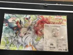 ガンダムカード プレイマット スレッタ&ミオリネ EVX02＆プロモカードセット