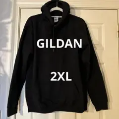 GILDAN Heavy Blend パーカー ブラック 2XLのサムネイル
