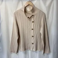 ホコモモラ トップス カーディガン ニット 2WAY ベージュ 可愛い 40