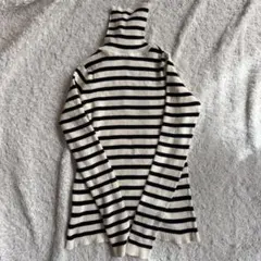 WEGOボーダータートルネックM