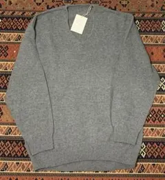 crepuscule クレプスキュール ホールガーメントニットセーター グレー