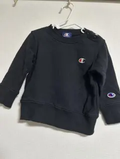 Champion ブラック トレーナー　80size