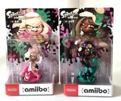 【新品・未開封】amiibo　ヒメ　イイダ　２体セット（スプラトゥーン）