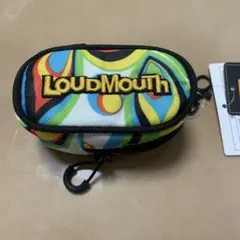 LOUDMOUTH ゴルフ用 ボールポーチ マルチカラー　新品未使用のサムネイル