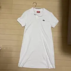 DIESEL ポロワンピース ホワイト Sサイズのサムネイル