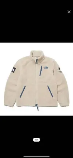 ノースフェイス ブルゾン ベージュ