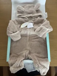 Sweet Mommy くま耳付きボアカバーオール　新品　70cmのサムネイル