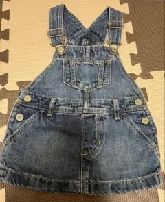 GAP デニムサロペットスカート