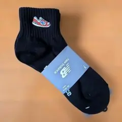 【ニューバランス】スニーカーイラストソックス ブラック26-28cm 3足セット