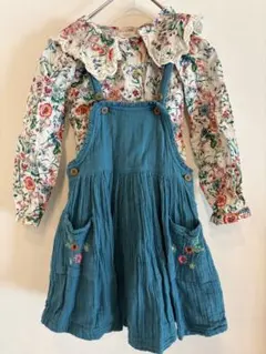 next ブラウス オーバーオールセット 4-5y 110cm