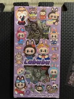 Labubu かわいいキャラクターステッカー 50枚