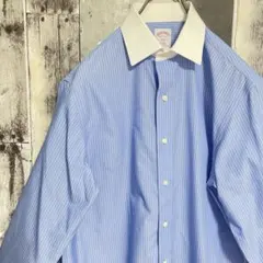 ブルックスブラザーズ　ワイシャツ　ストライプ　BD 14 1/2-32