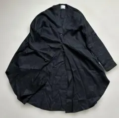 Honnete オネット シャツカーディガン 羽織り アイリッシュリネン Honnete アイリッシュリネン ロングシャツカーディガン2024 オネット