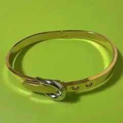 希少品】18 K金ベルトの腕輪はおしゃれで美しいブレスレットです。r055 