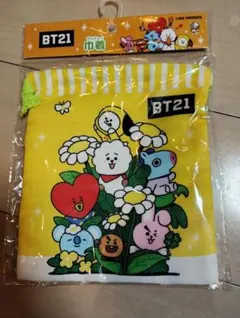 BT21 巾着 イエロー