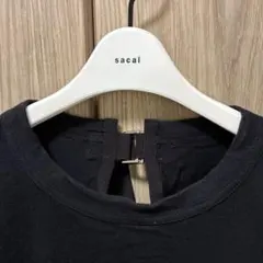 sacai 黒Tシャツ　size1のサムネイル